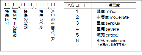 AIS Abbreviated Injury Scale